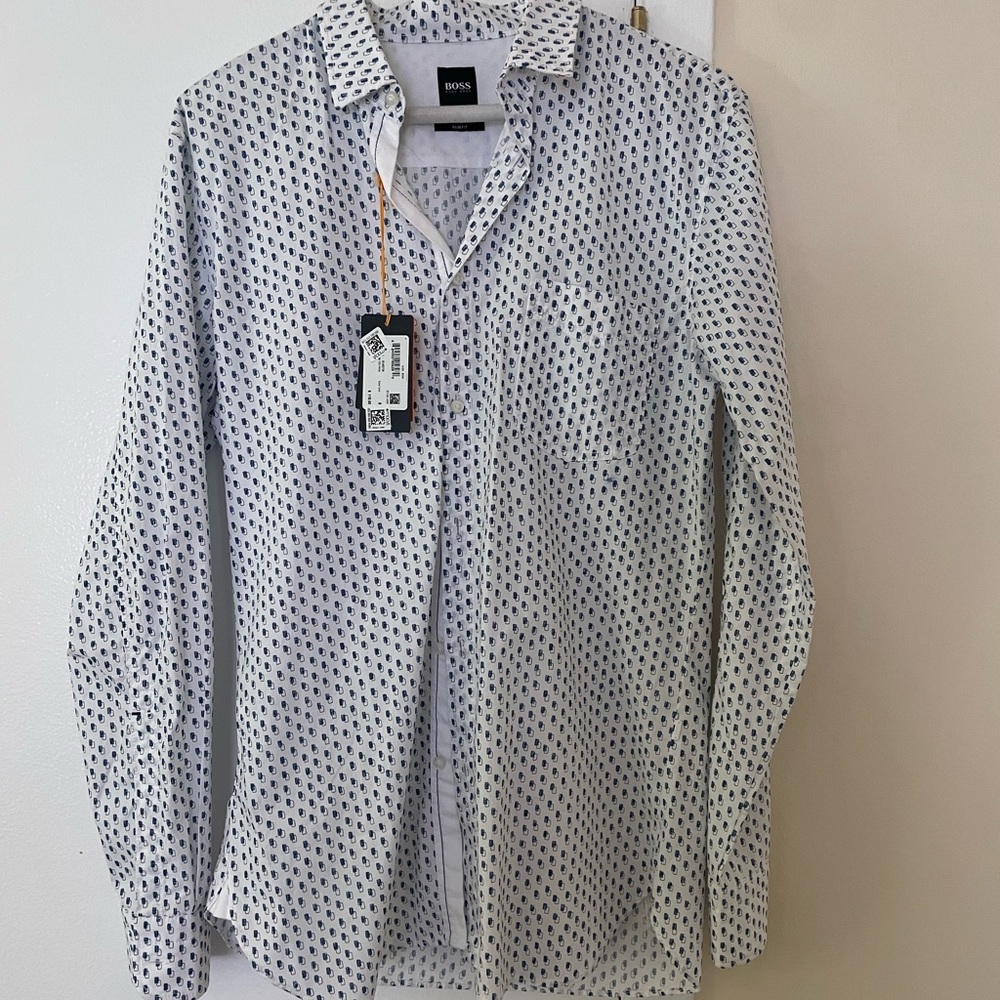 Boss tailored men's shirt. Size S - Slim Fit - New